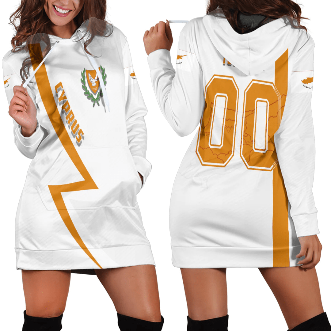 Clothing Custom Cyprus Sport Football Hoodie Dress