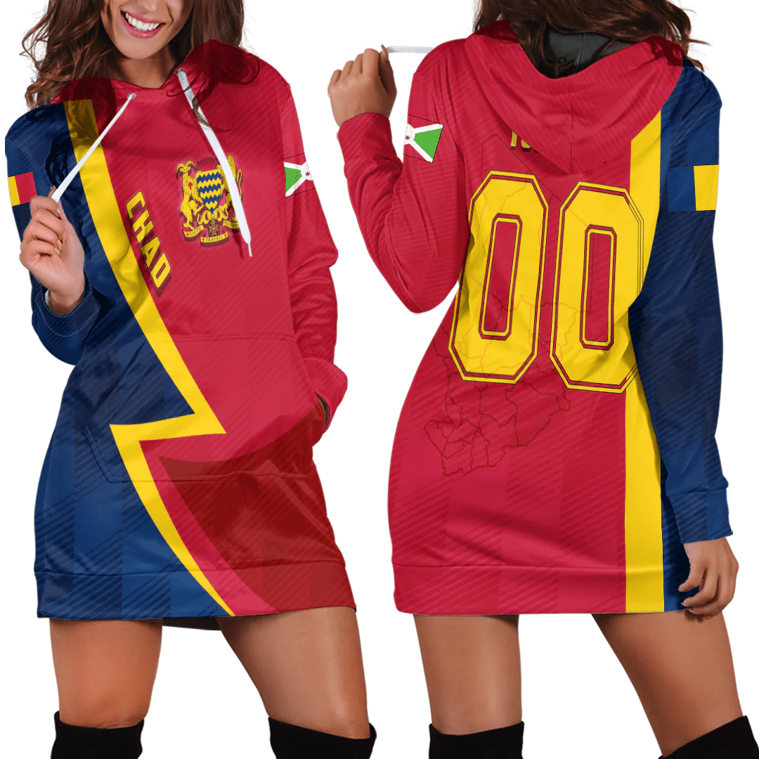 Clothing Custom Chad Sport Football Hoodie Dress