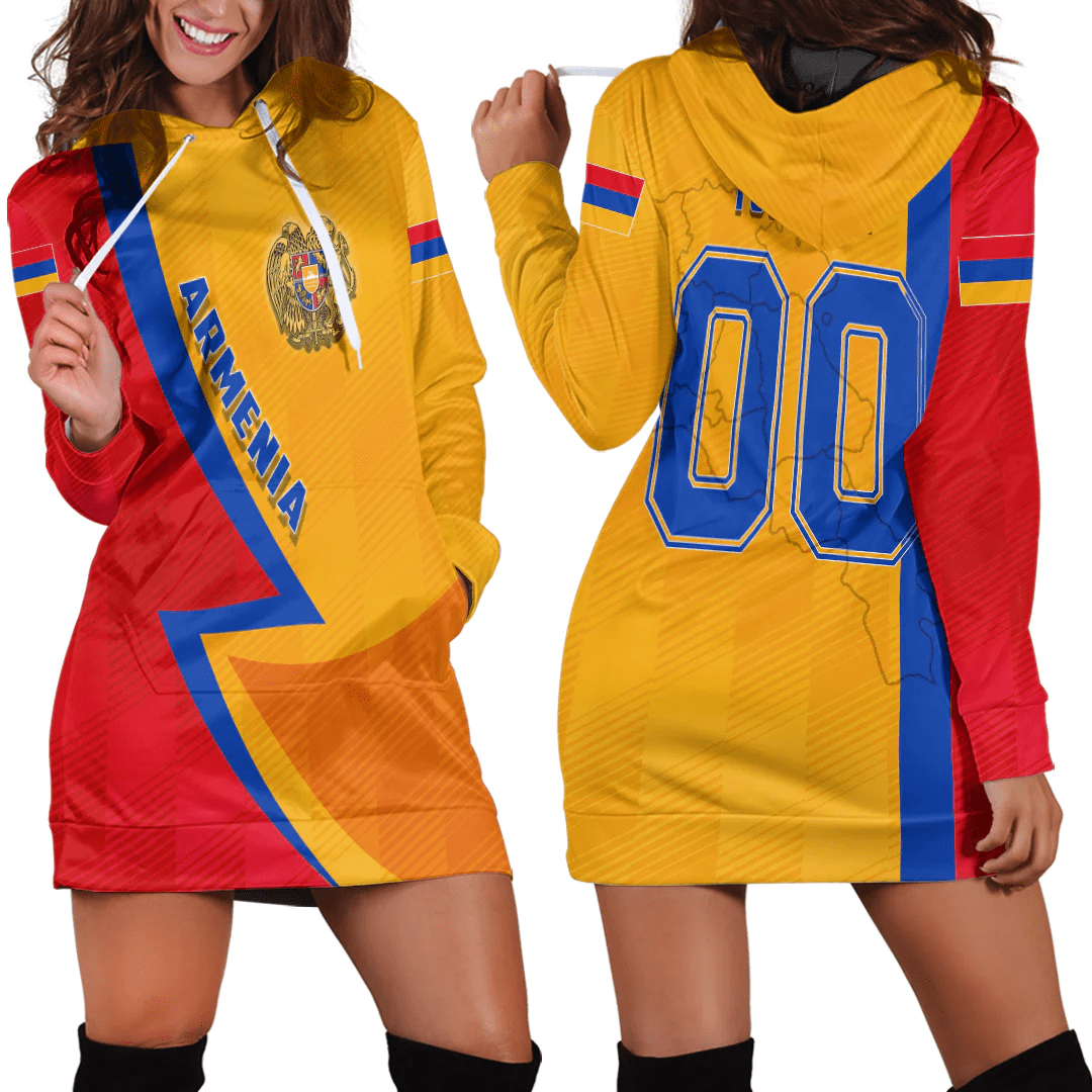 Clothing Custom Armenia Sport Football Hoodie Dress