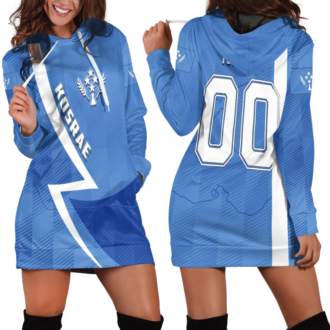 Clothing Custom Kosrae Sport Football Hoodie Dress