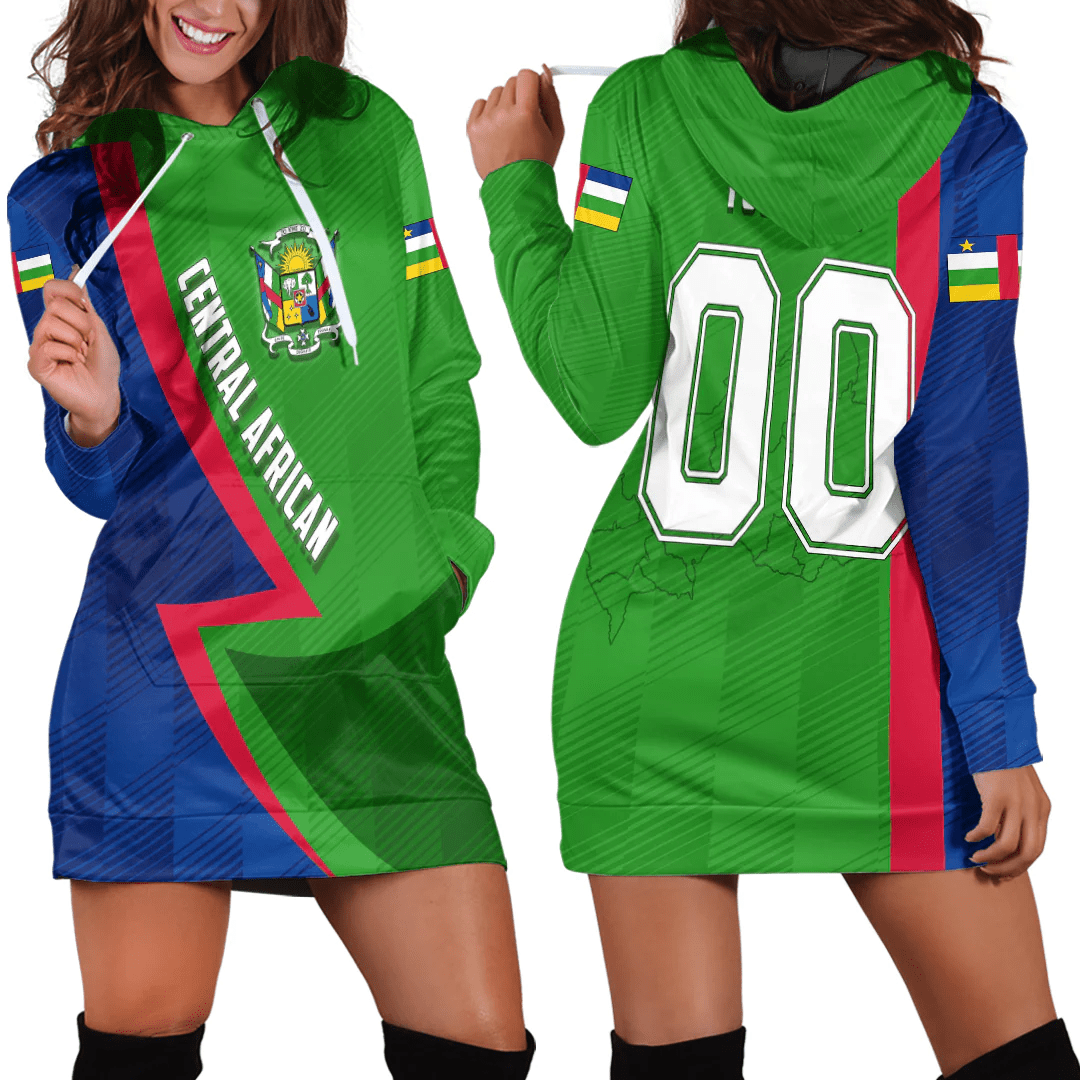 Clothing Custom Central African Sport Football Hoodie Dress
