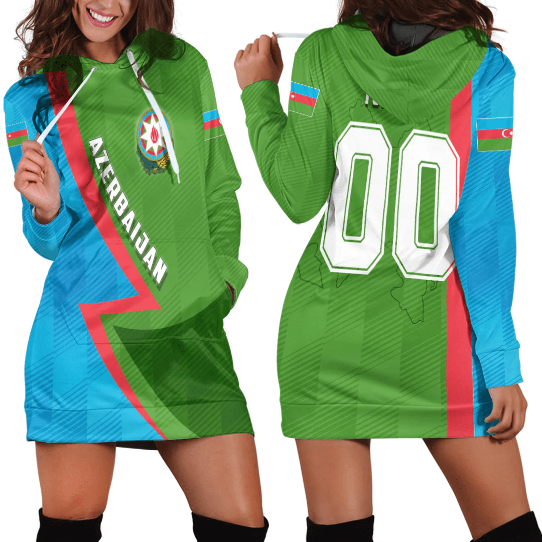 Clothing Custom Azerbaijan Sport Football Hoodie Dress