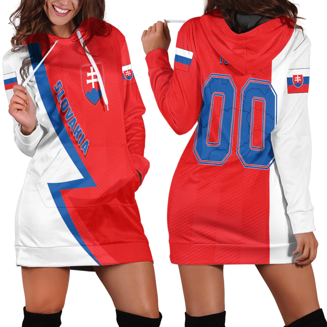 Clothing Custom Slovakia Sport Football Hoodie Dress