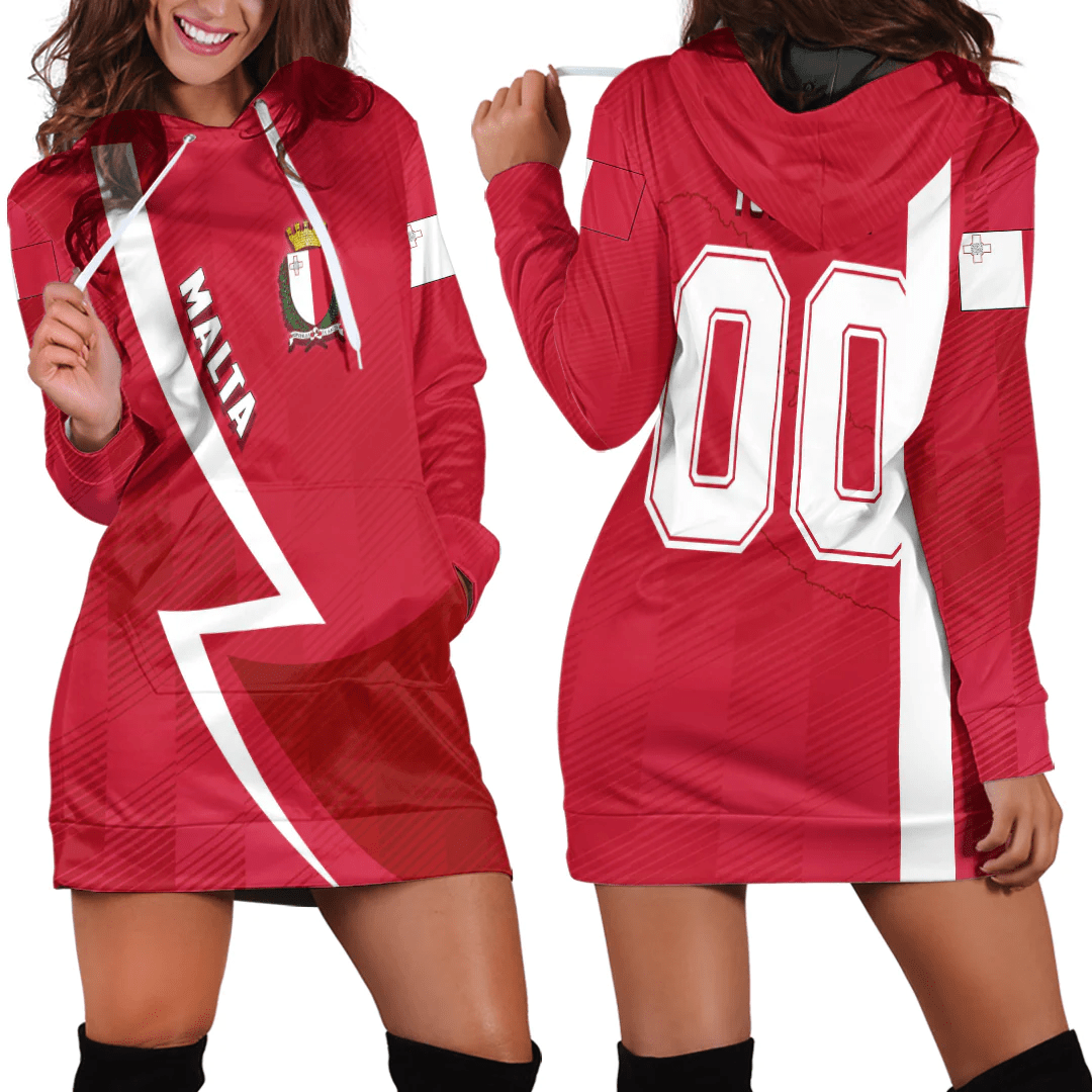 Clothing Custom Malta Sport Football Hoodie Dress