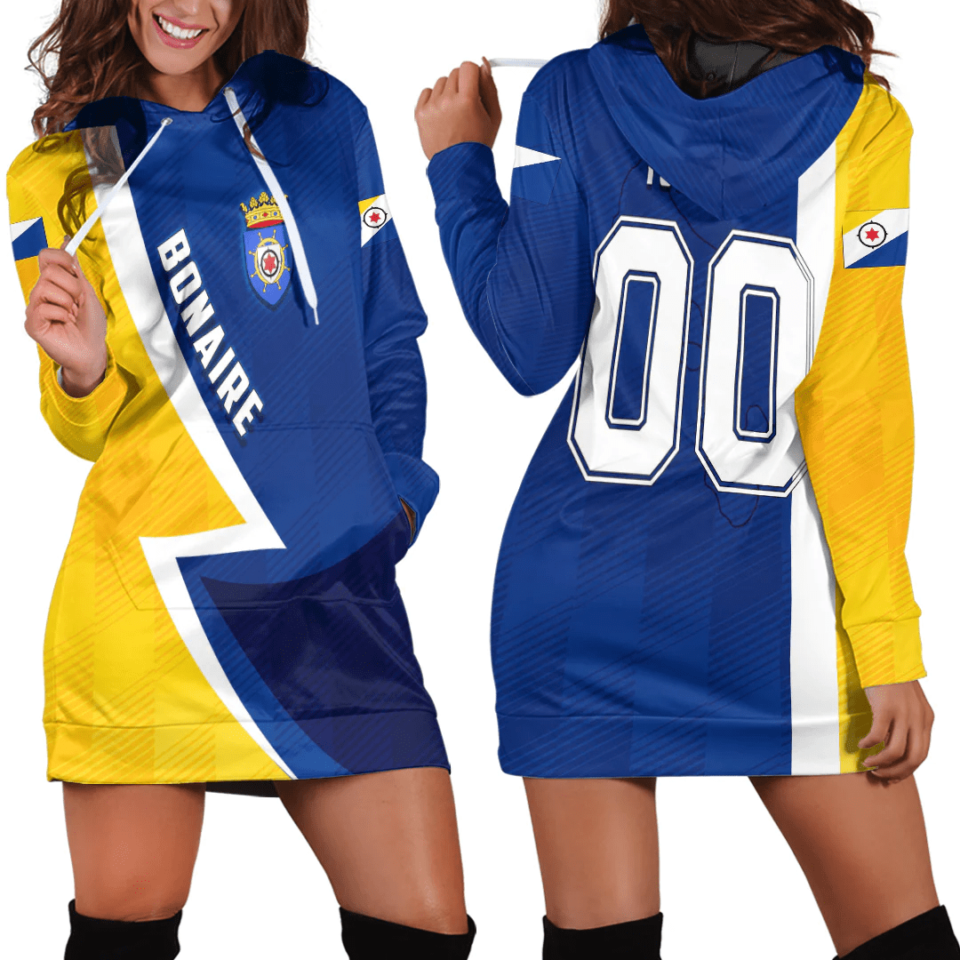 Clothing Custom Bonaire Sport Football Hoodie Dress