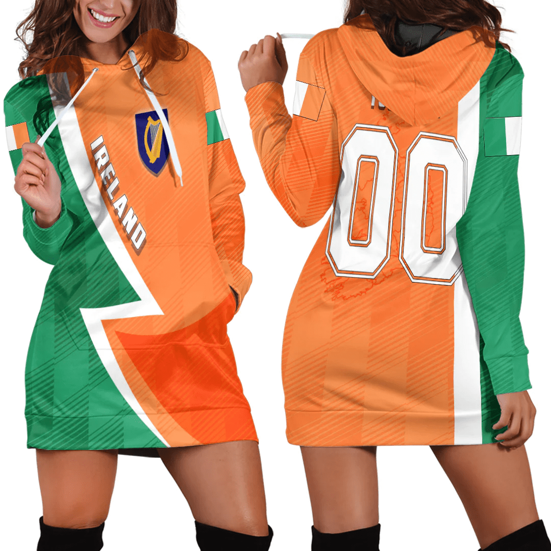 Clothing Custom Ireland Sport Football Hoodie Dress