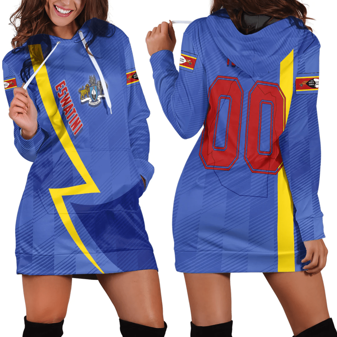 Clothing Custom Eswatini Sport Football Hoodie Dress