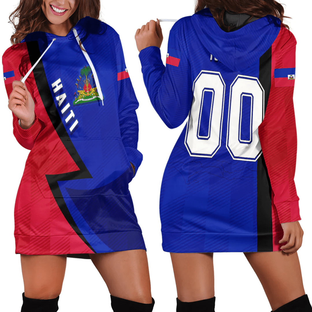 Clothing Custom Haiti Sport Football Hoodie Dress