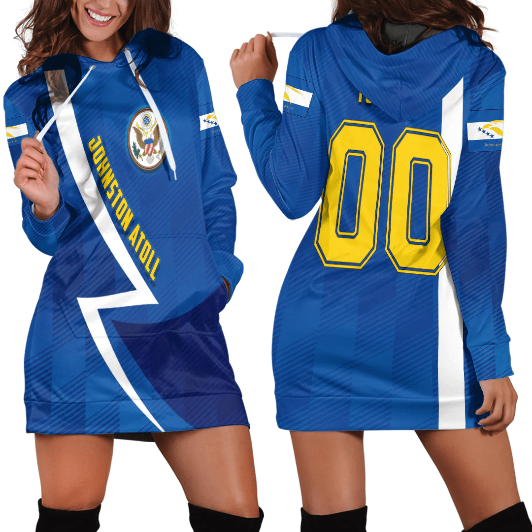 Clothing Custom Johnston Atoll Sport Football Hoodie Dress