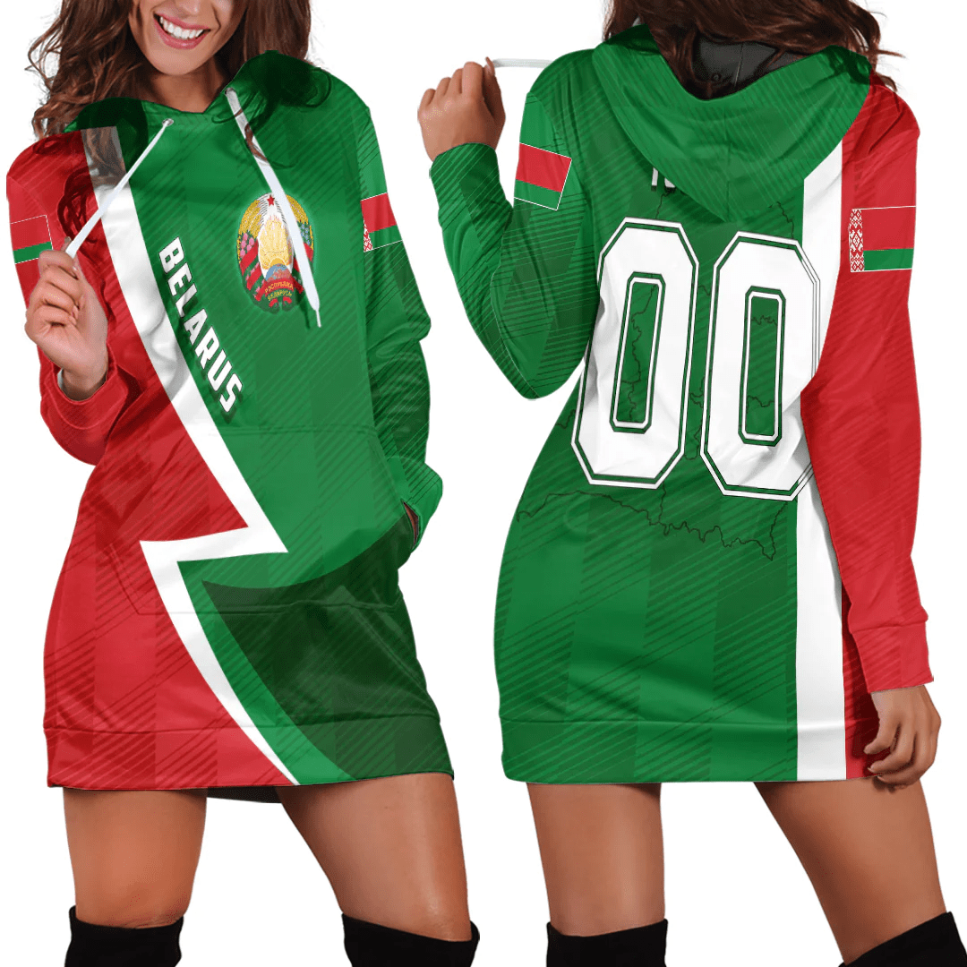 Clothing Custom Belarus Sport Football Hoodie Dress