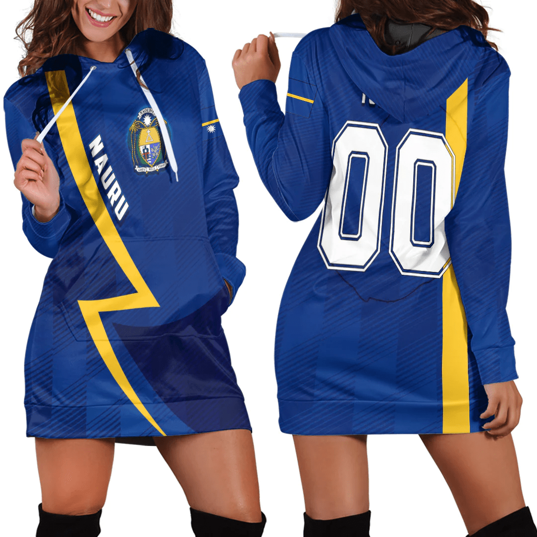 Clothing Custom Nauru Sport Football Hoodie Dress
