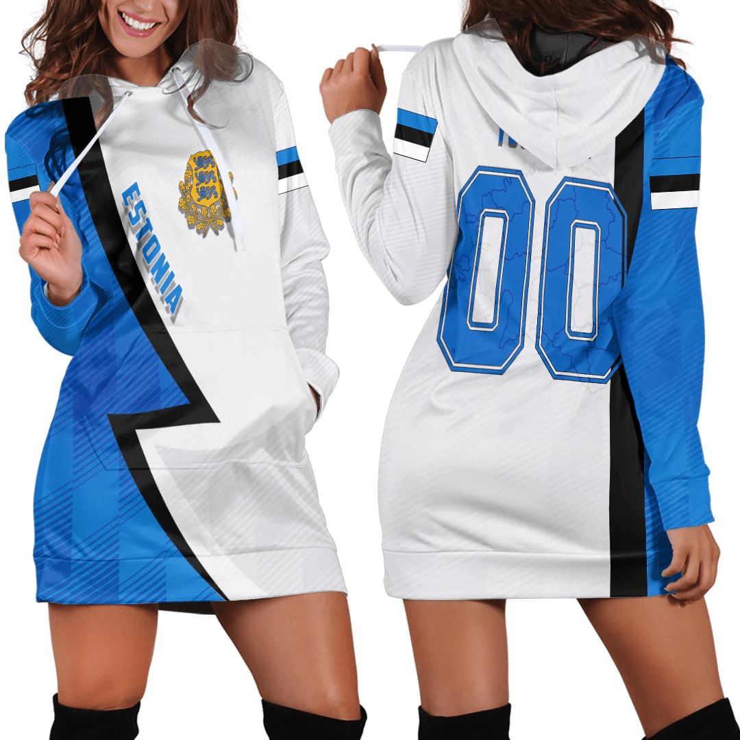 Clothing Custom Estonia Sport Football Hoodie Dress