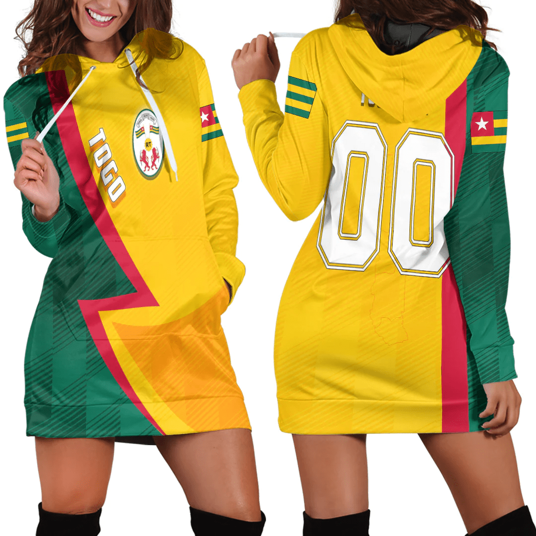 Clothing Custom Togo Sport Football Hoodie Dress