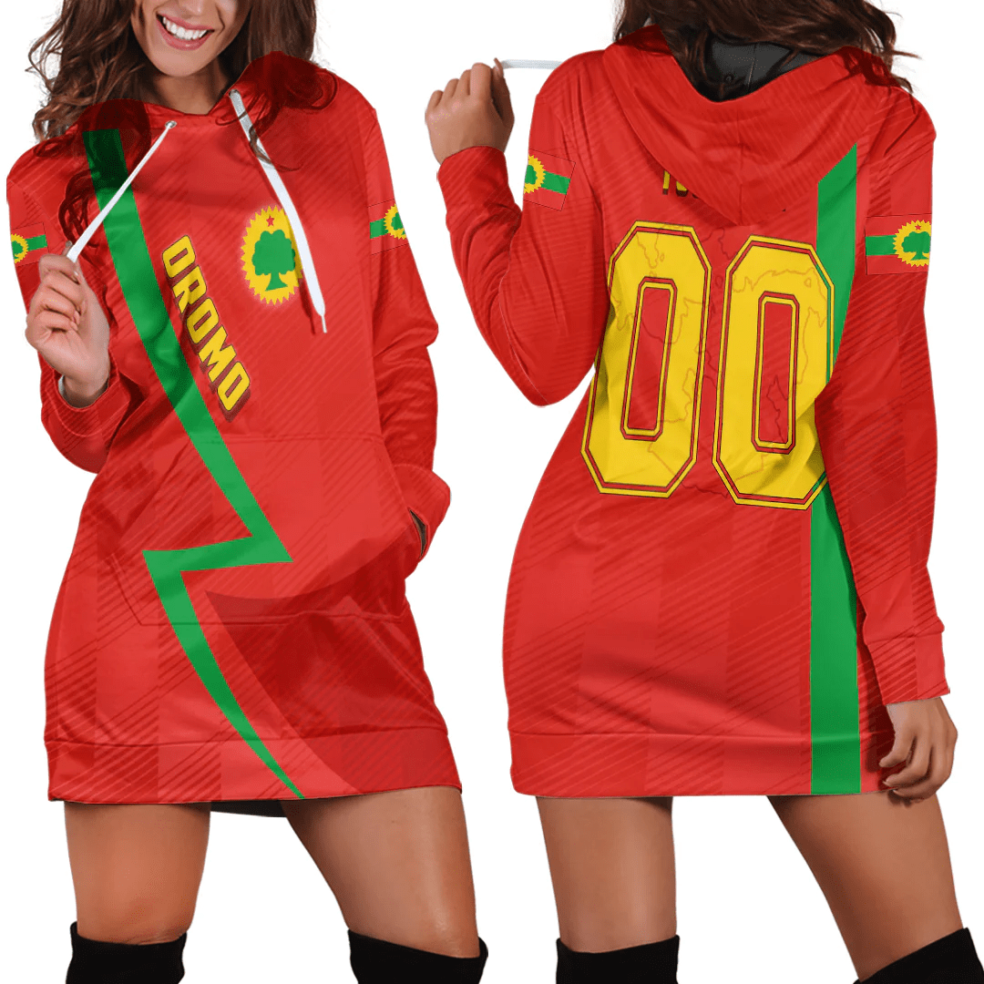 Clothing Custom Oromo Sport Football Hoodie Dress