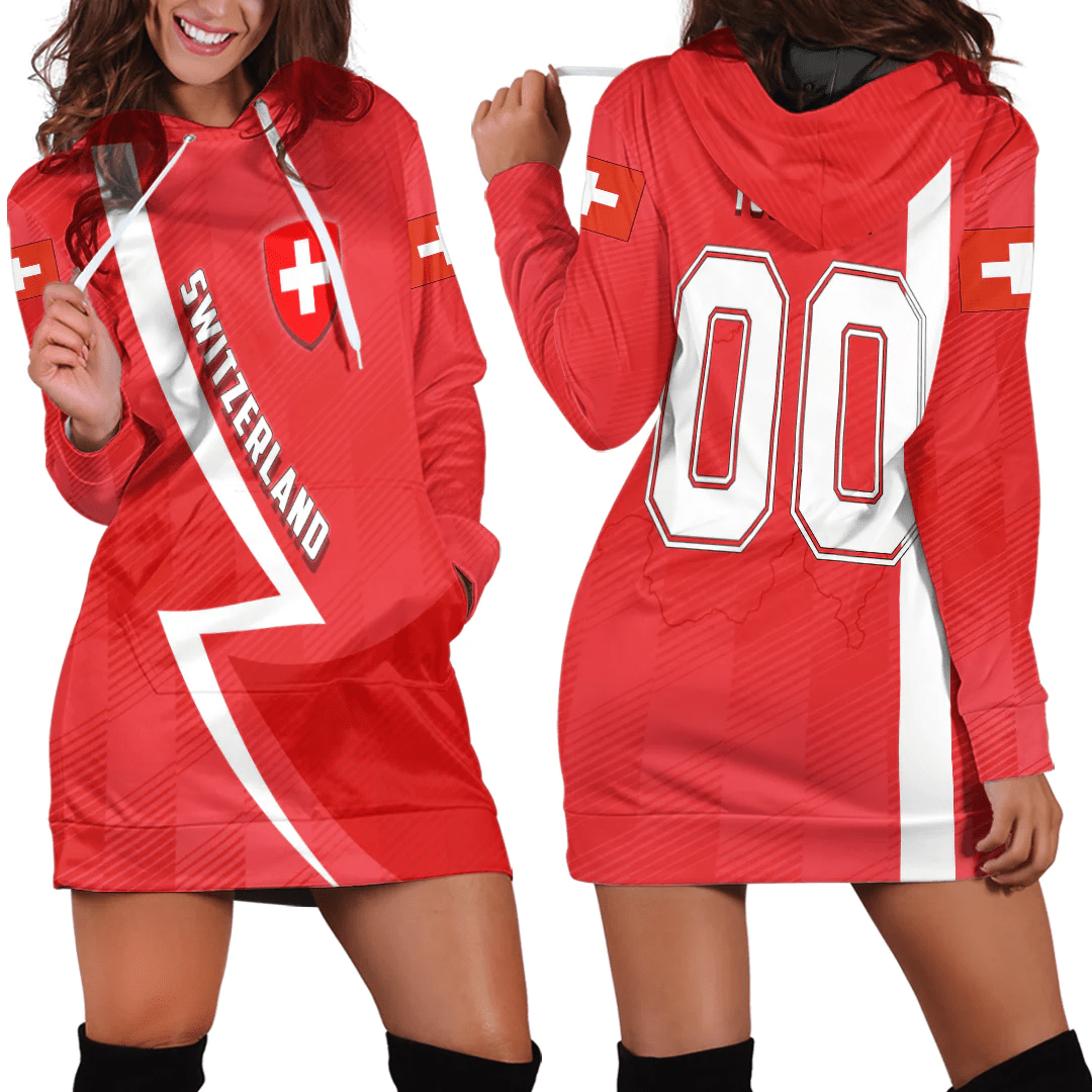 Clothing Custom Switzerland Sport Football Hoodie Dress