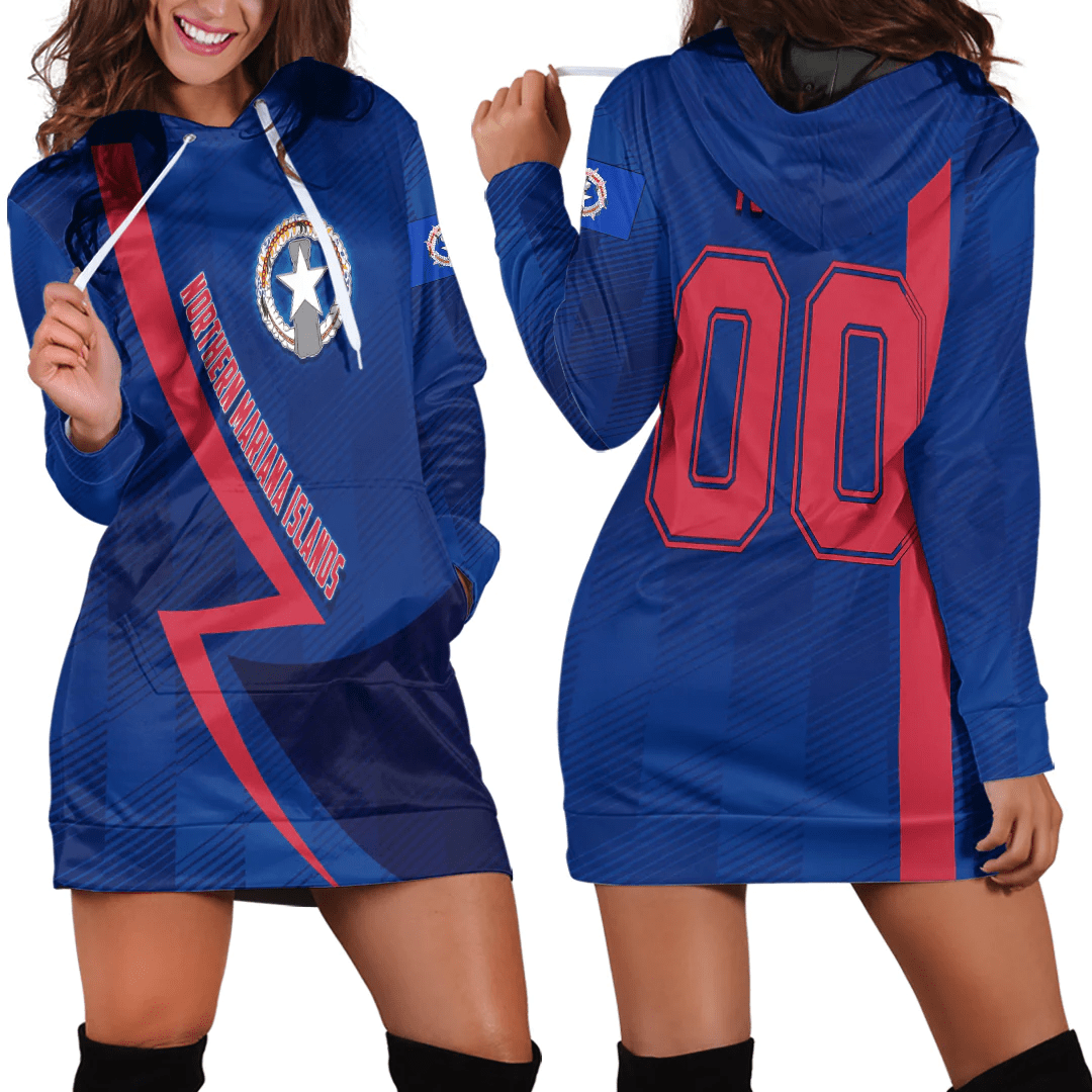 Clothing Custom Northern Mariana Sport Football Hoodie Dress