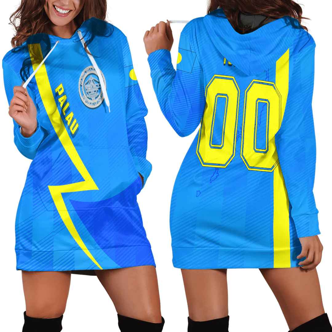 Clothing Custom Palau Sport Football Hoodie Dress