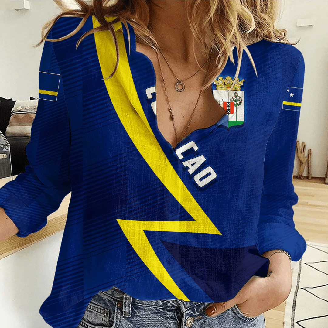 Clothing Custom Curacao Sport Football Women's Casual Shirt