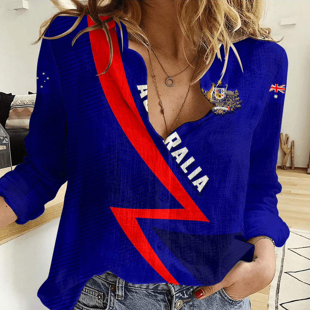 Clothing Custom Australia Sport Football Women's Casual Shirt