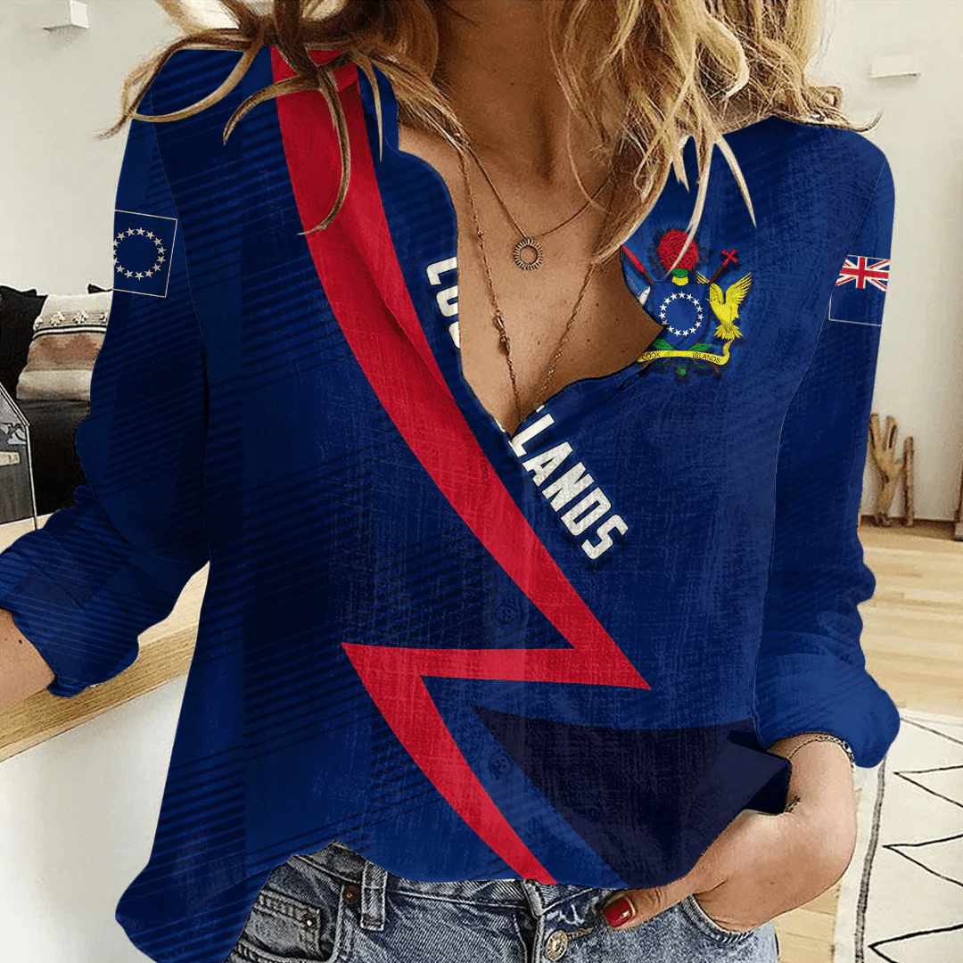 Clothing Custom Cook Islands Sport Football Women's Casual Shirt