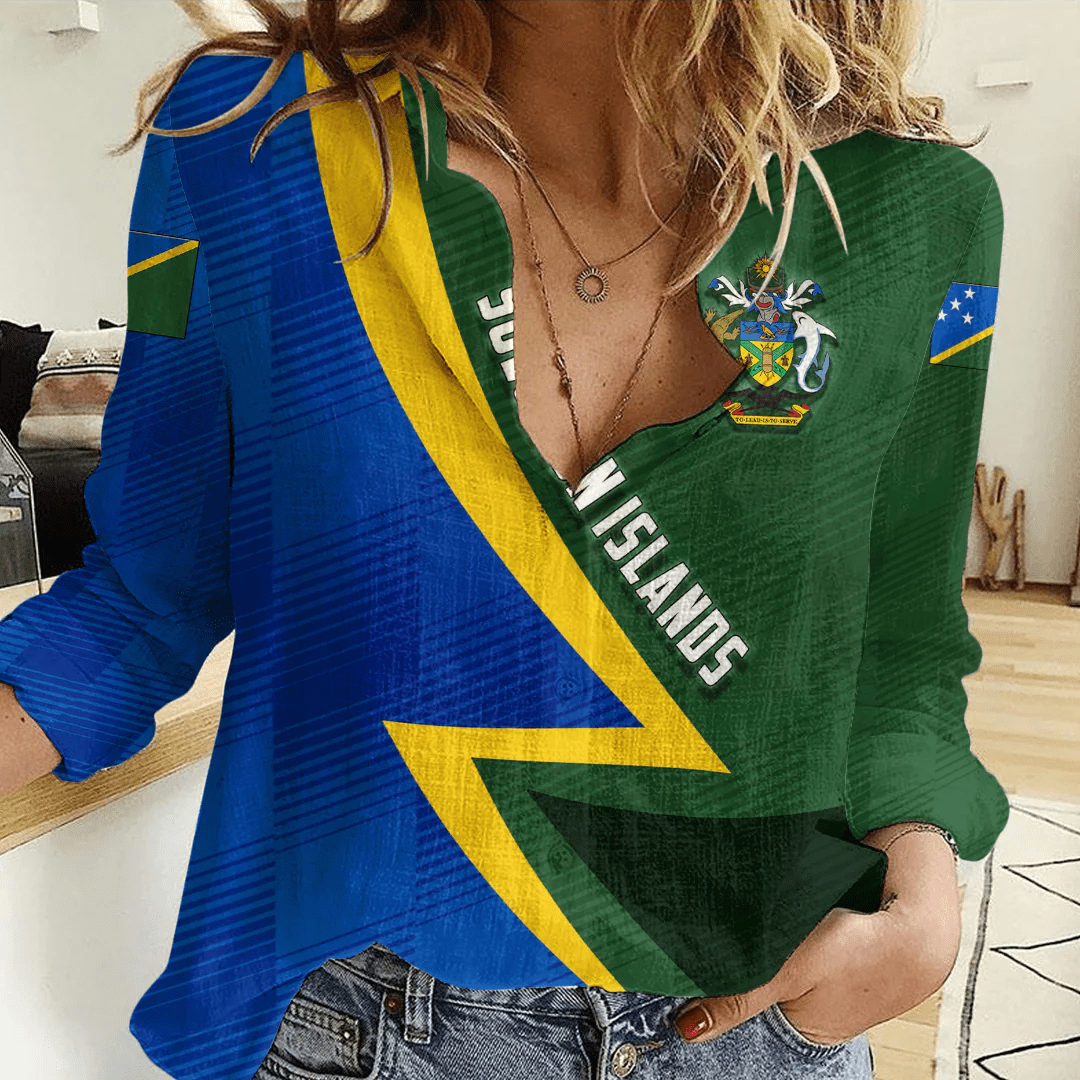 Clothing Custom Solomon Islands Sport Football Women's Casual Shirt