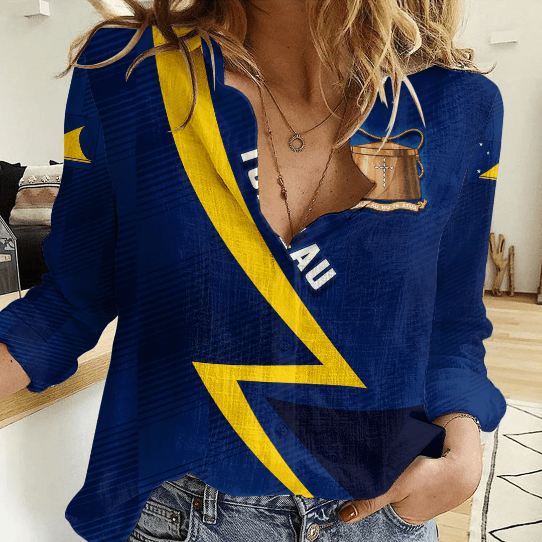 Clothing Custom Tokelau Sport Football Women's Casual Shirt