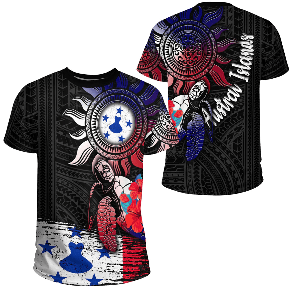 Clothing Australia Polynesian Sun And Turtle Tattoo T Shirt