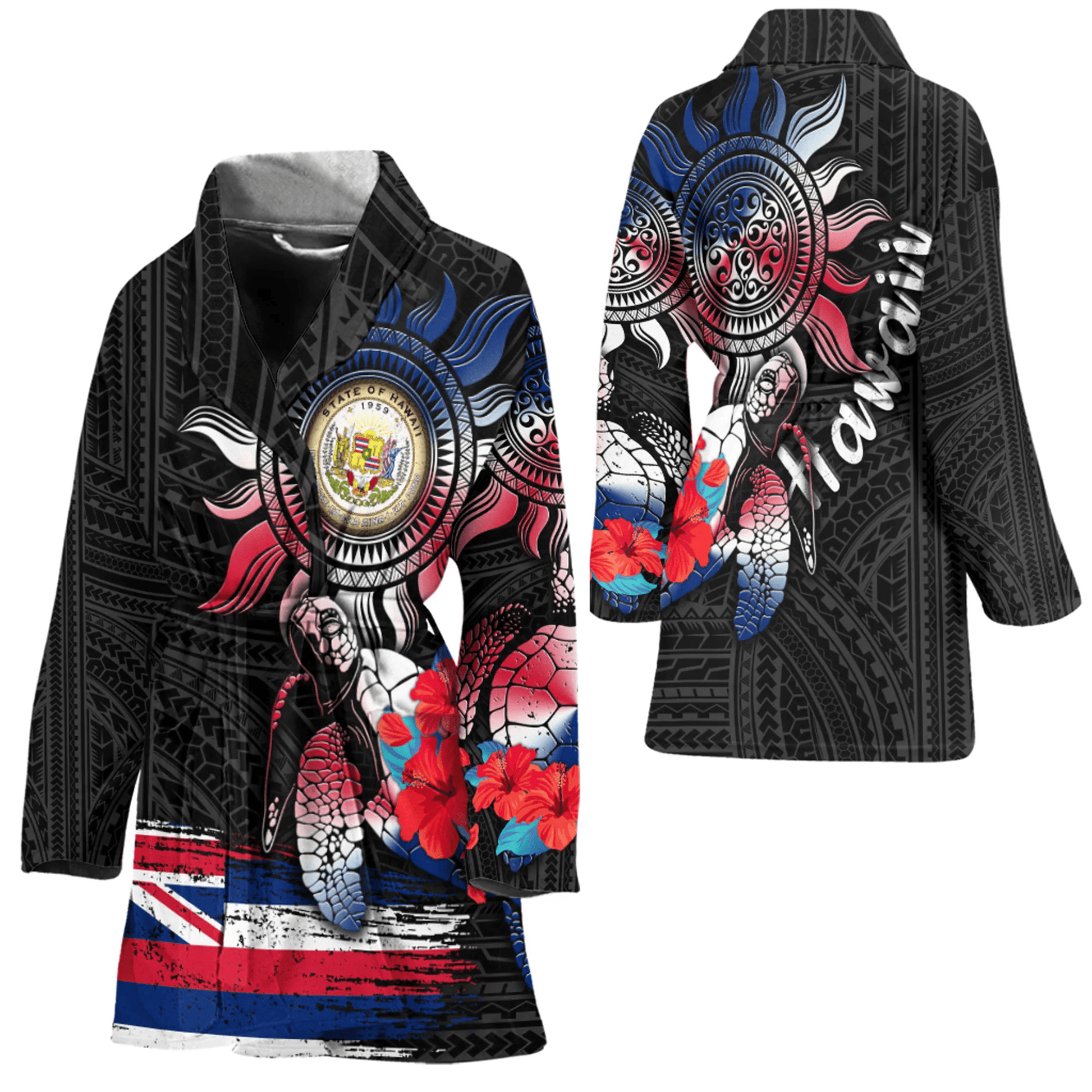 Haiti Special Grunge Flag Pullover Hoodie
