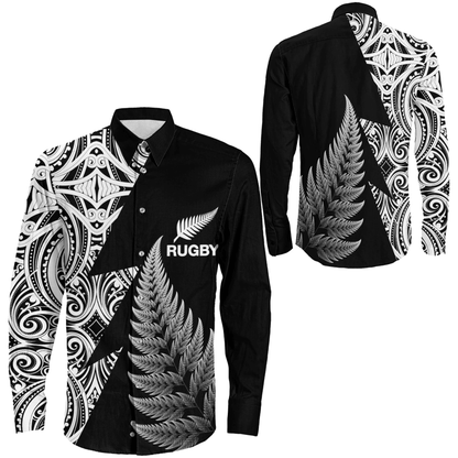 Clothing Aotearoa Rugby Long Sleeve Button Shirt