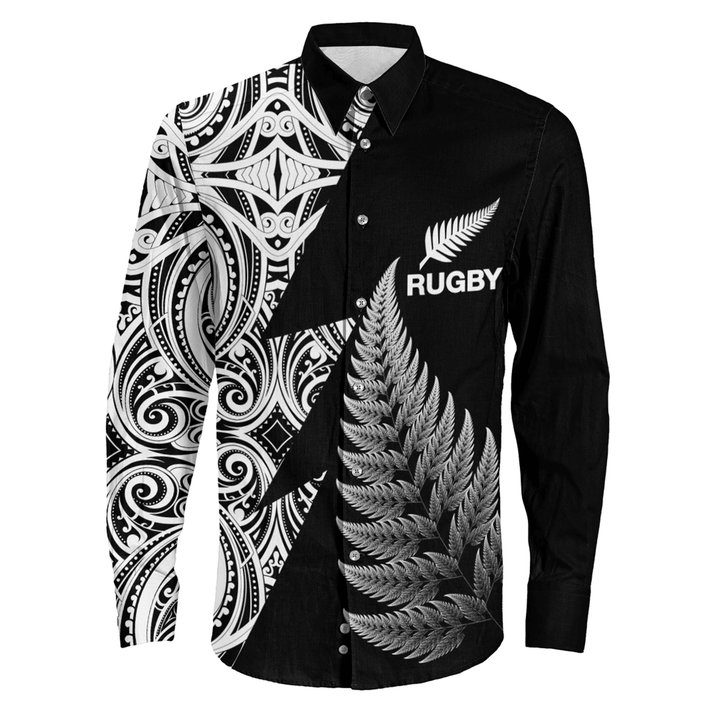 Clothing Aotearoa Rugby Long Sleeve Button Shirt