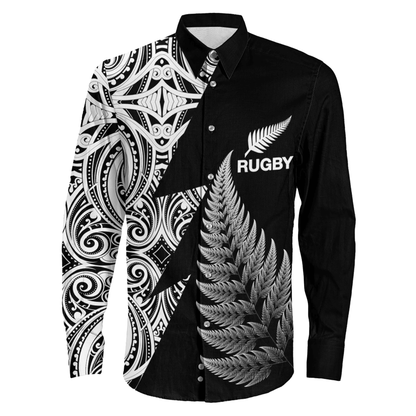 Clothing Aotearoa Rugby Long Sleeve Button Shirt