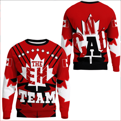 Clothing Canada Day Maple Leaf The EH Team Sweatshirts