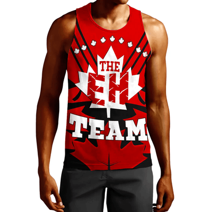 Clothing Canada Day Maple Leaf The EH Team Tank Top