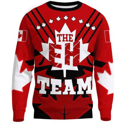 Clothing Canada Day Maple Leaf The EH Team Sweatshirts