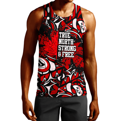 Clothing Canada Haida True North Strong And Free Tank Top
