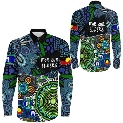 Clothing Generation Connection Naidoc Week 2023 Long Sleeve Button Shirt