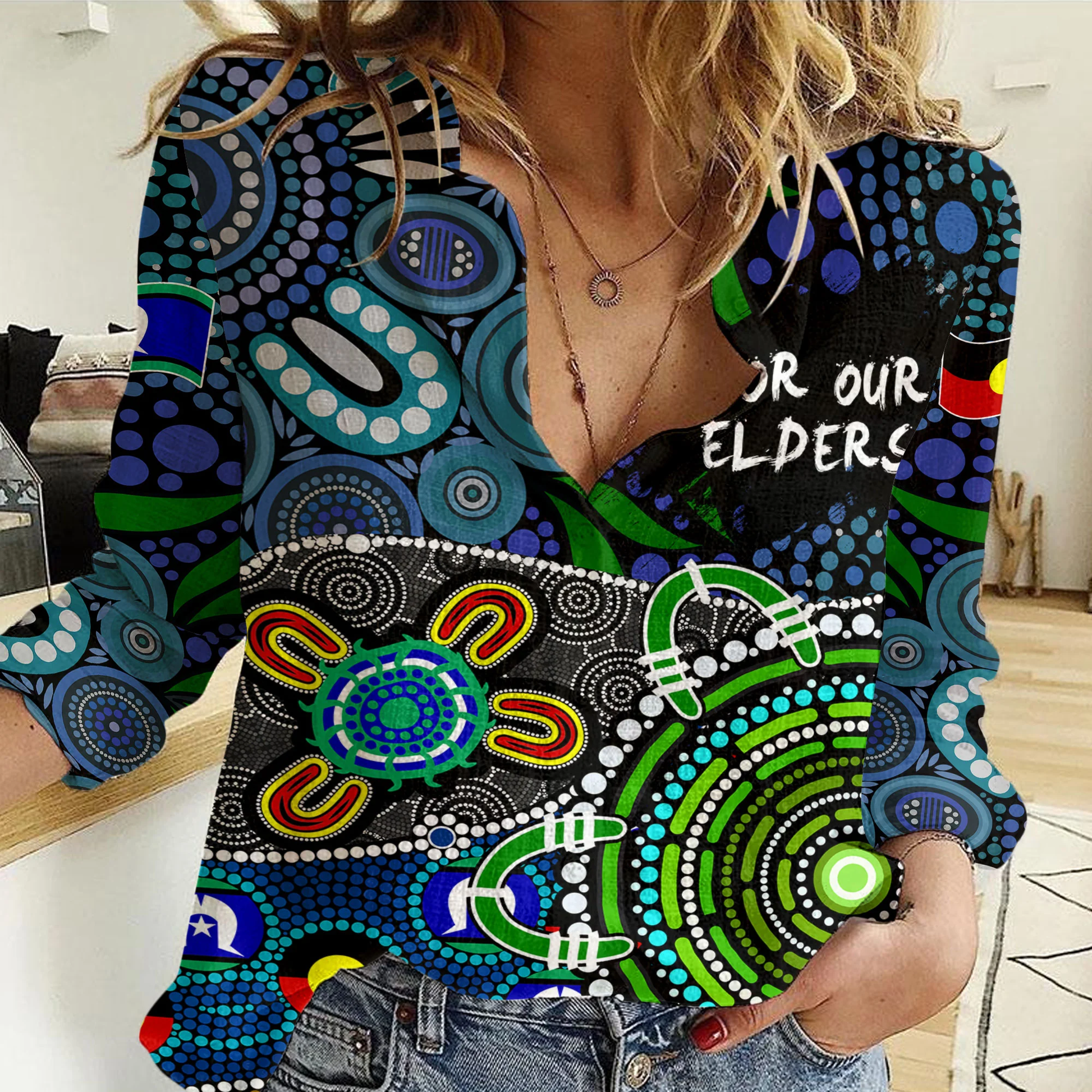 Clothing Generation Connection NAIDOC Week 2023 Women Casual Shirt