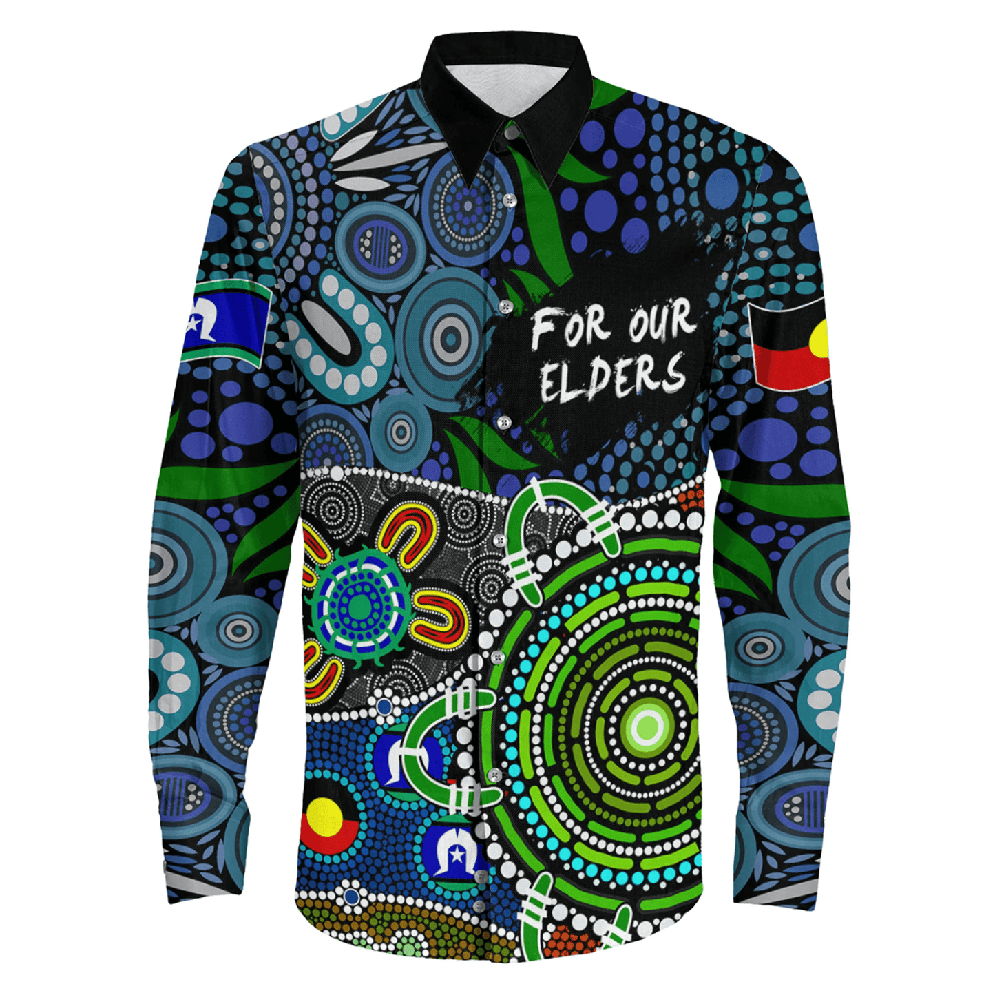 Clothing Generation Connection Naidoc Week 2023 Long Sleeve Button Shirt