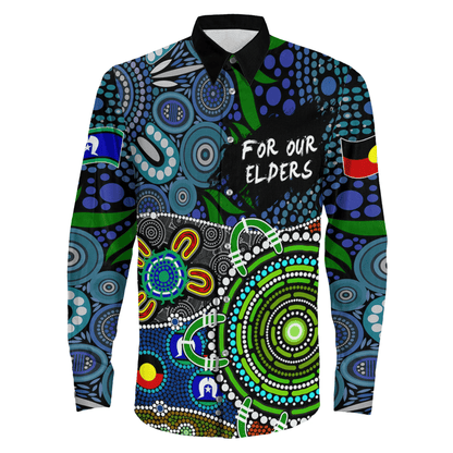 Clothing Generation Connection Naidoc Week 2023 Long Sleeve Button Shirt