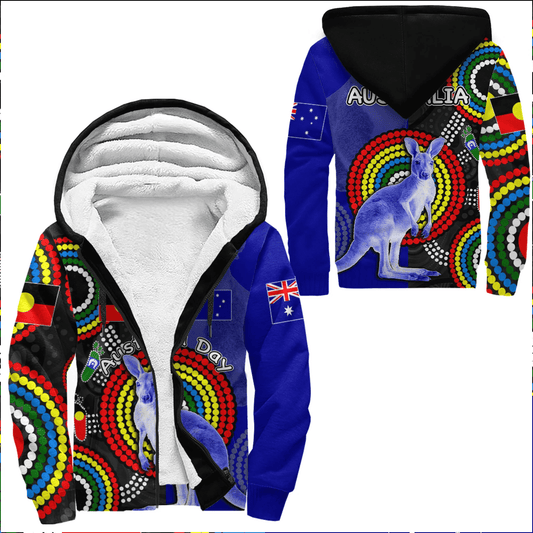 Clothing Australia Aboriginal And Naidoc Sherpa Hoodies