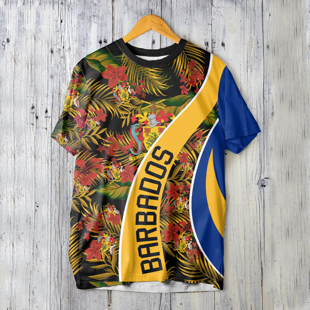 T Shirt Barbados T Shirt Vintage Tropical Summer Style