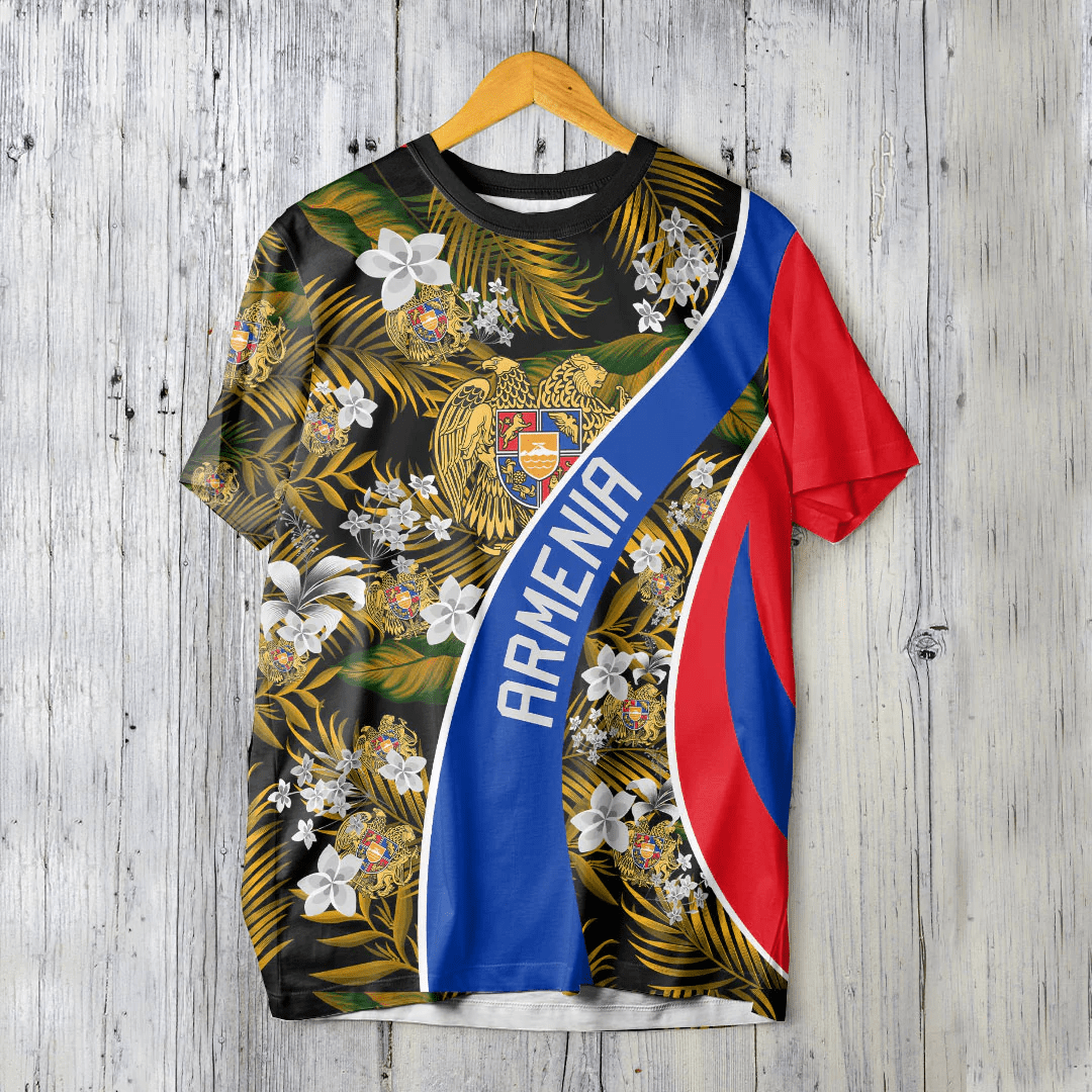 T Shirt Armenia T Shirt Vintage Tropical Summer Style