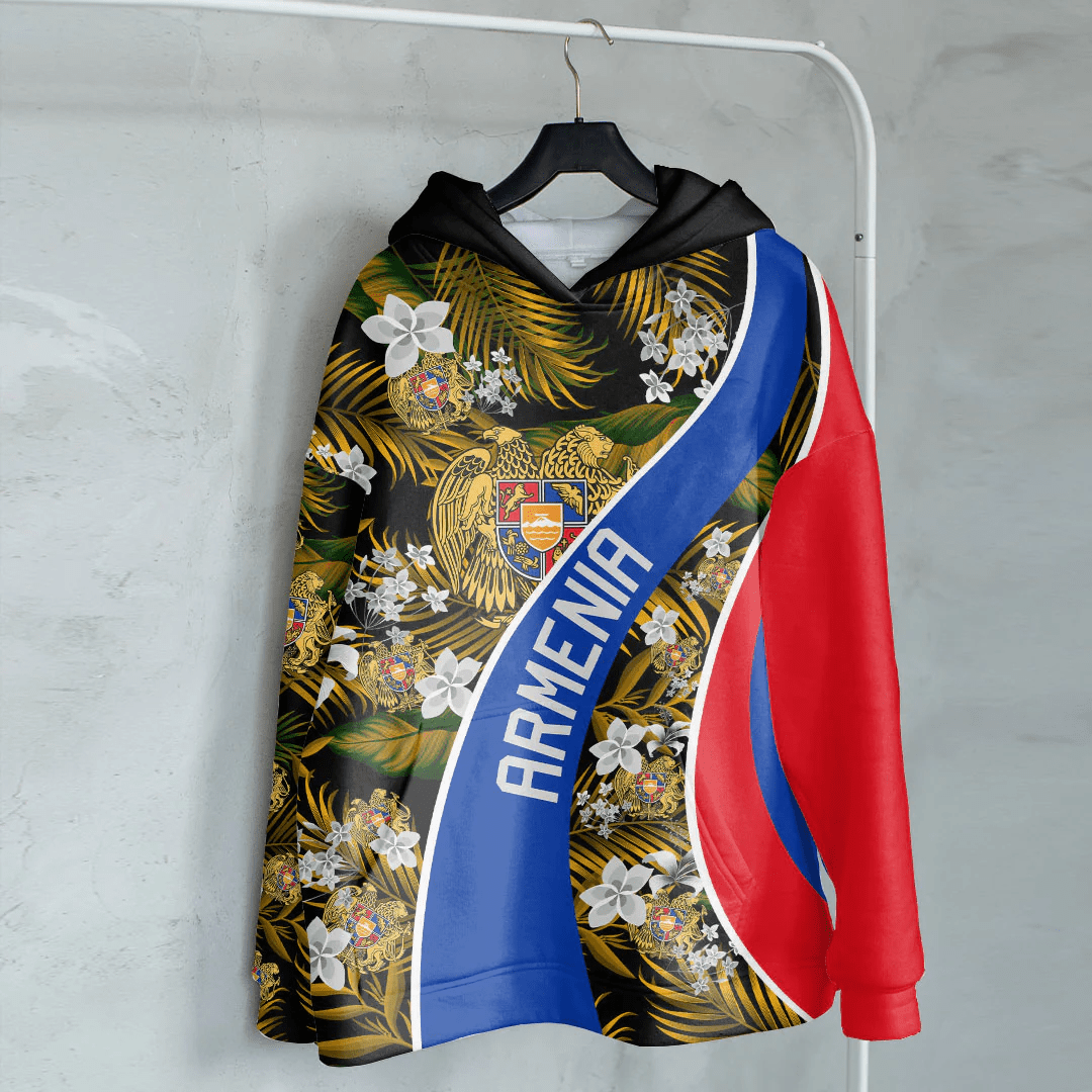 Hoodie Armenia Hoodie Vintage Tropical Summer Style