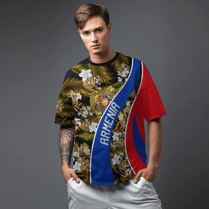 T Shirt Armenia T Shirt Vintage Tropical Summer Style