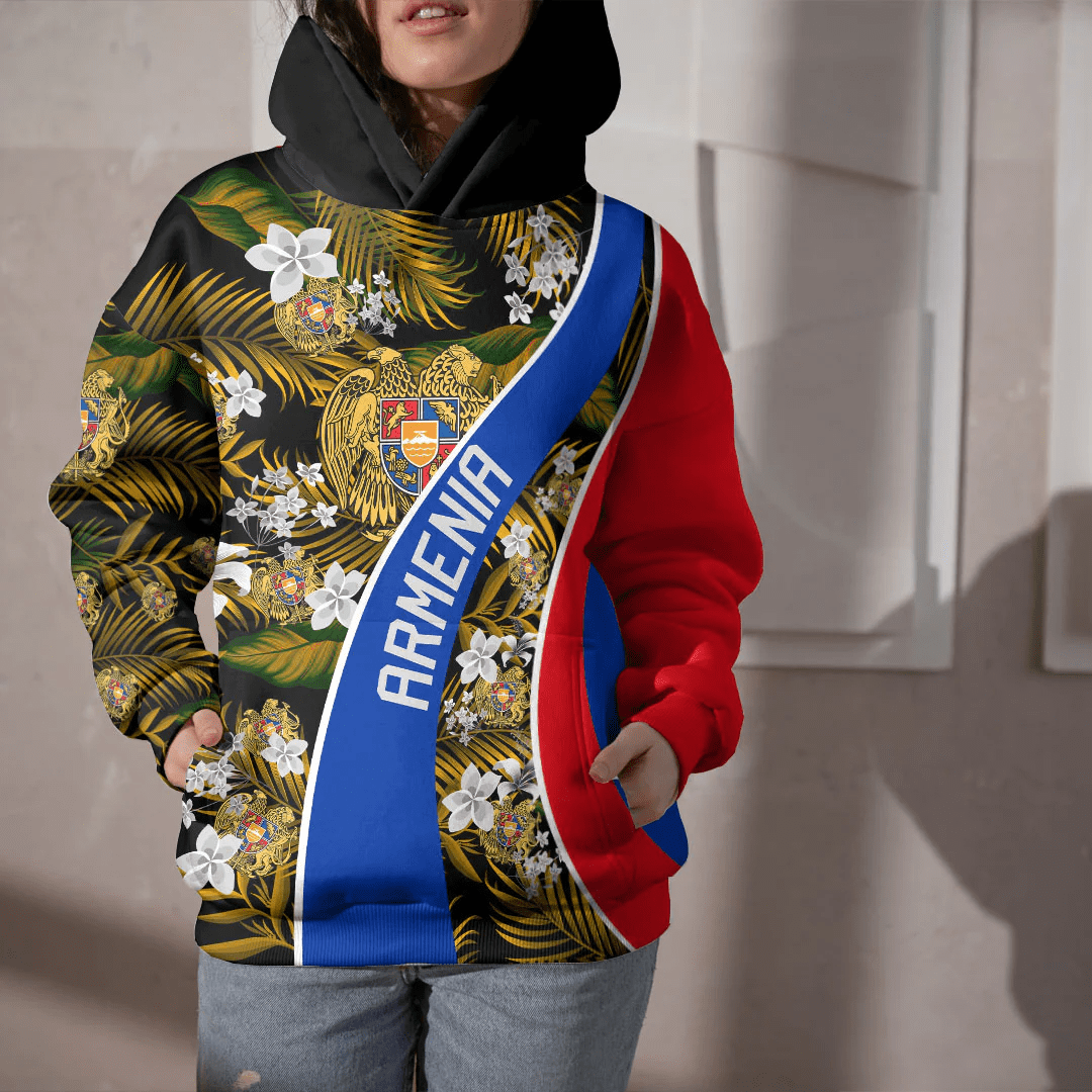 Hoodie Armenia Hoodie Vintage Tropical Summer Style