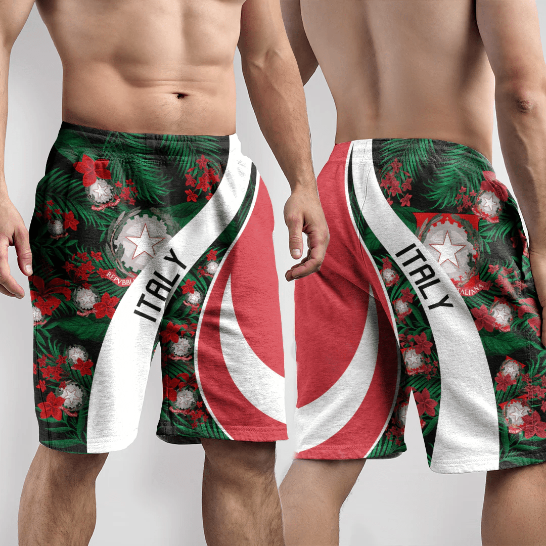 Shorts Italy Short Vintage Tropical Summer Style