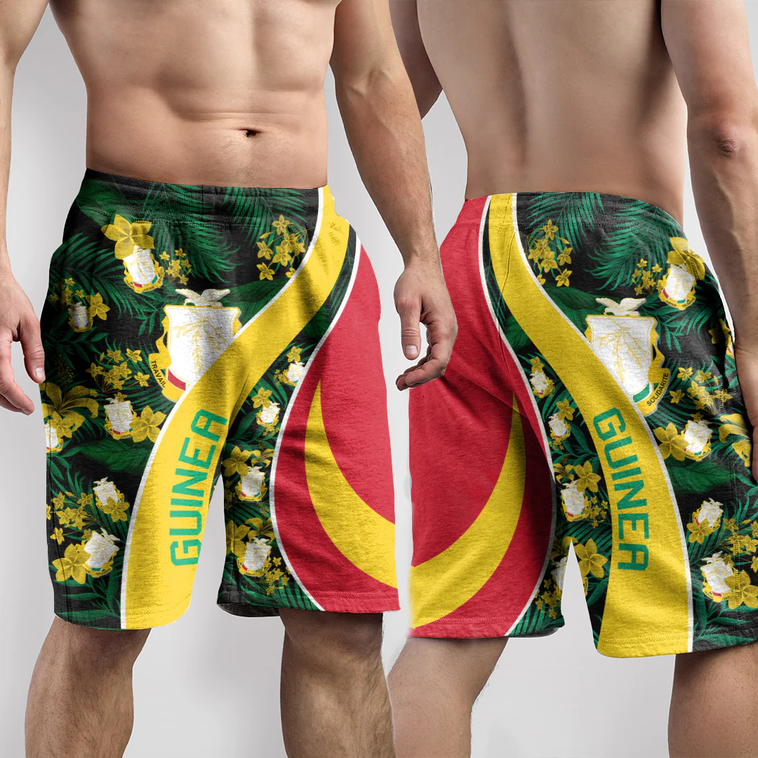 Shorts Guinea Short Vintage Tropical Summer Style