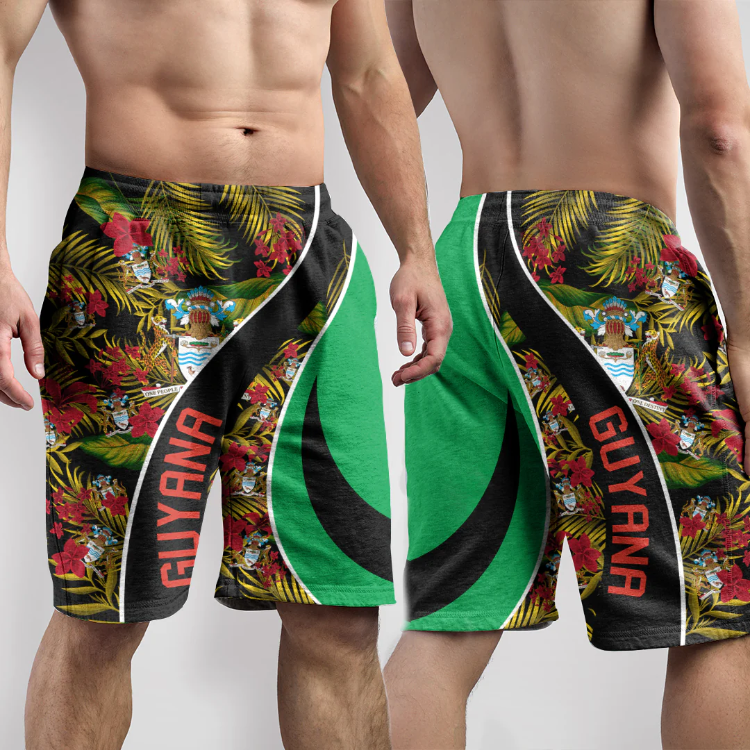 Shorts Guyana Short Vintage Tropical Summer Style