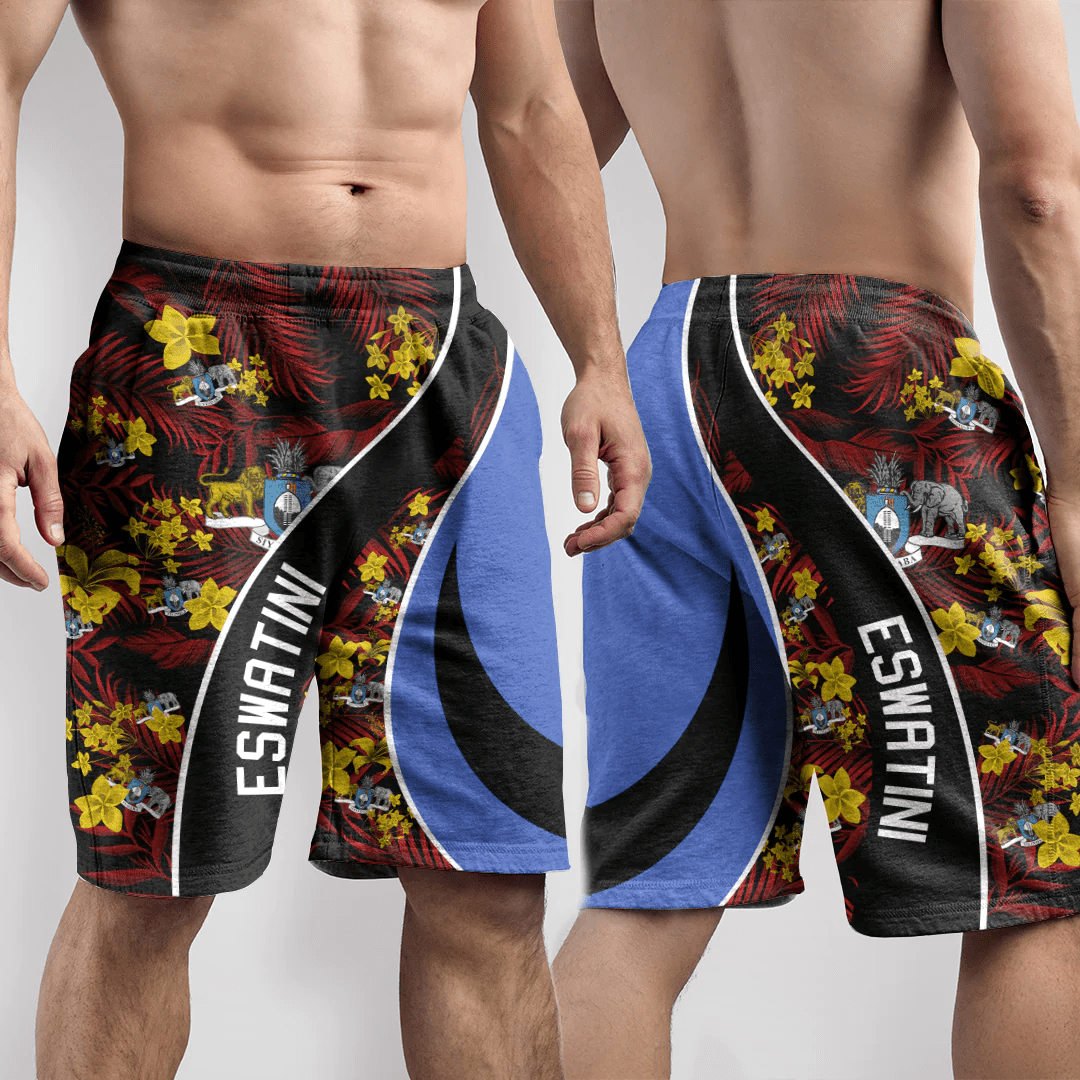 Shorts Eswatini Short Vintage Tropical Summer Style