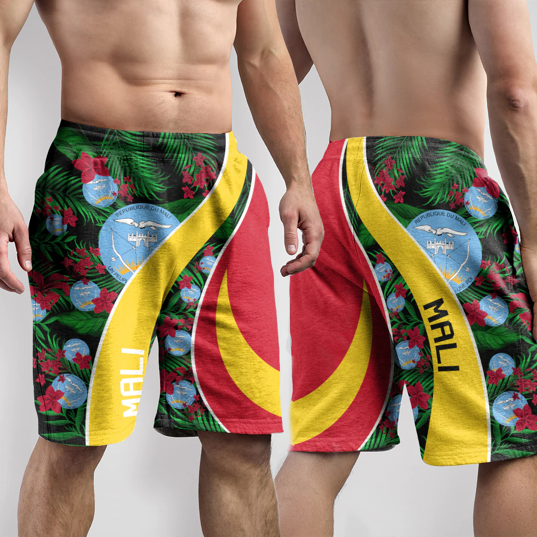 Shorts Mali Short Vintage Tropical Summer Style